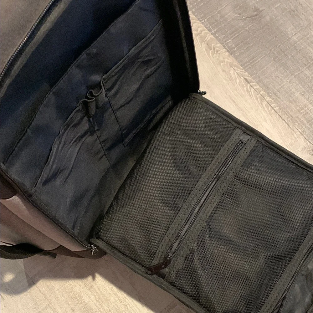 Standard Luggage Co. The Daily Backpack Black and Gray Convertible work/travel